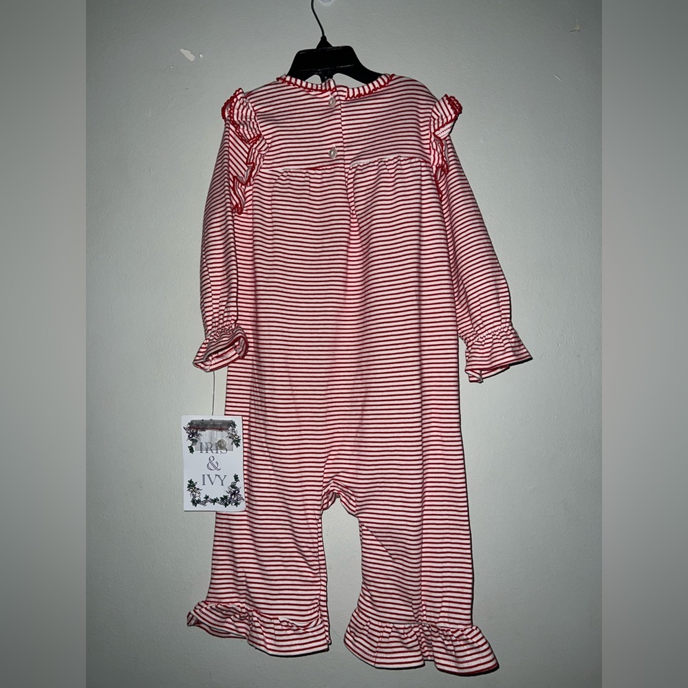 NWT Iris & Ivy Christmas romper - Picture 4 of 5
